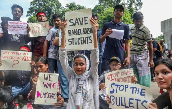 Anti-Reservation Protests in Bangladesh (GS Paper 2, IR)