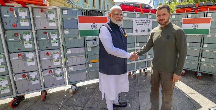 PM Modi Presents BHISHM Cubes to Ukraine (GS Paper 2, IR)